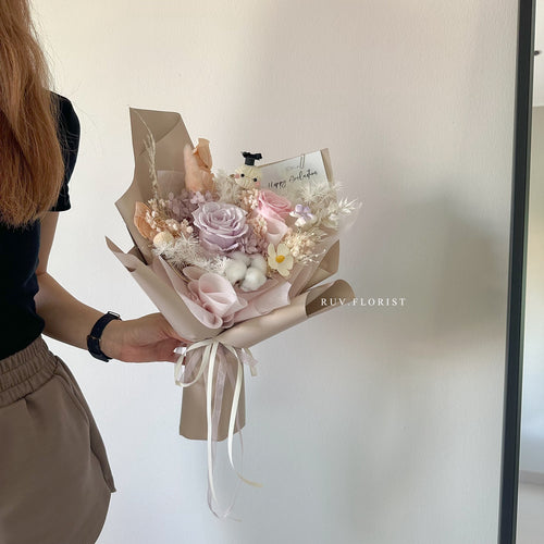 Blush Whisper Graduation Bouquet
