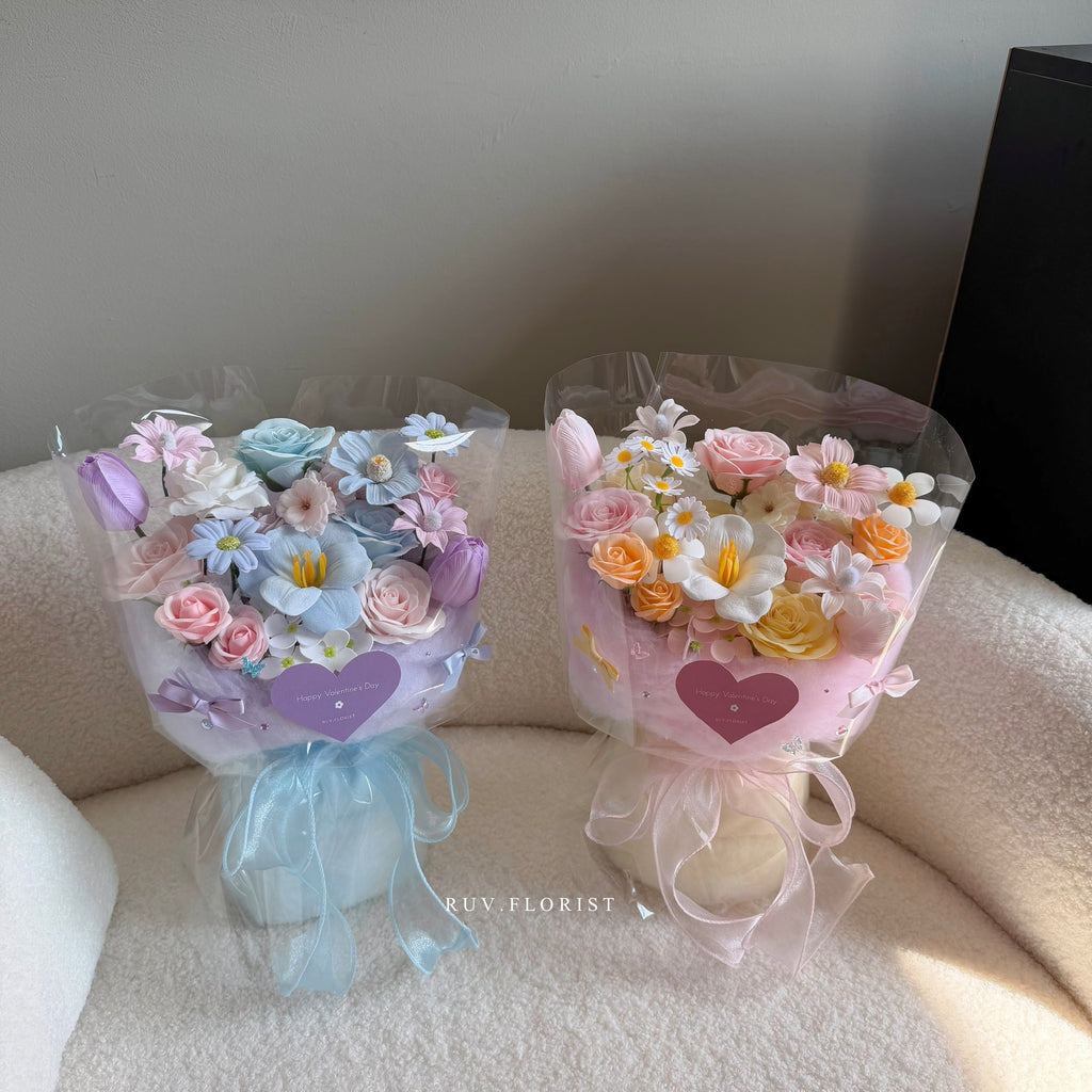 Cotton Candy Soap Garden